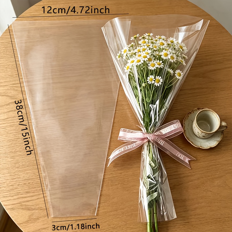 Event Party Shop - 52 sztuki przezroczystych plastikowych torebek do