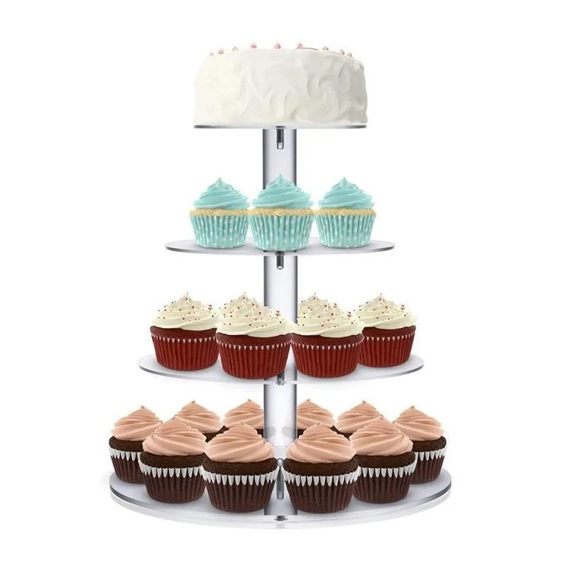 Przezroczysty akrylowy stojak  – Cupcake Stand Tier recenzja i cena