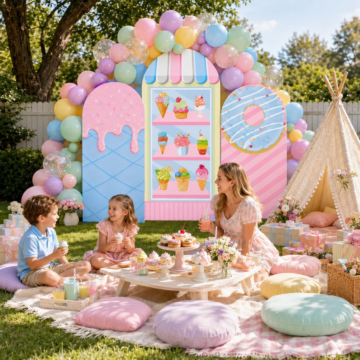 Personalizowana, dwustronna tk – Dessert Table Backdrop recenzja i cena