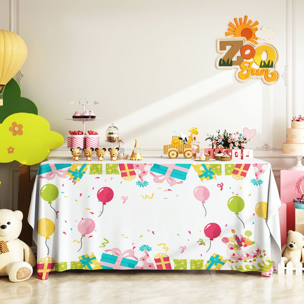 Obrus na przyjęcie urodzinowe, – Dessert Table Backdrop recenzja i cena