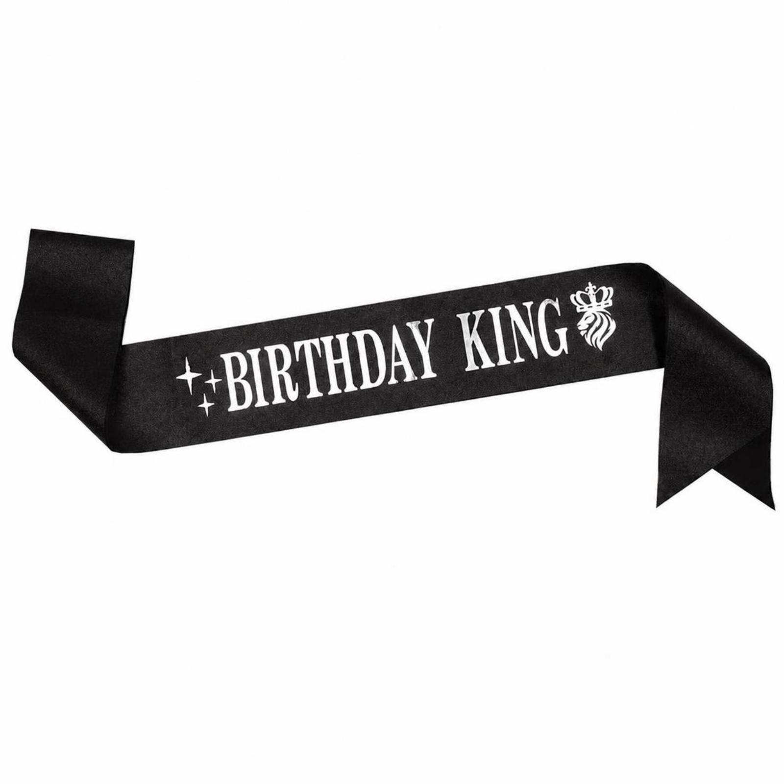 Korona urodzinowa króla, błysz – Birthday Sash Glitter recenzja i cena