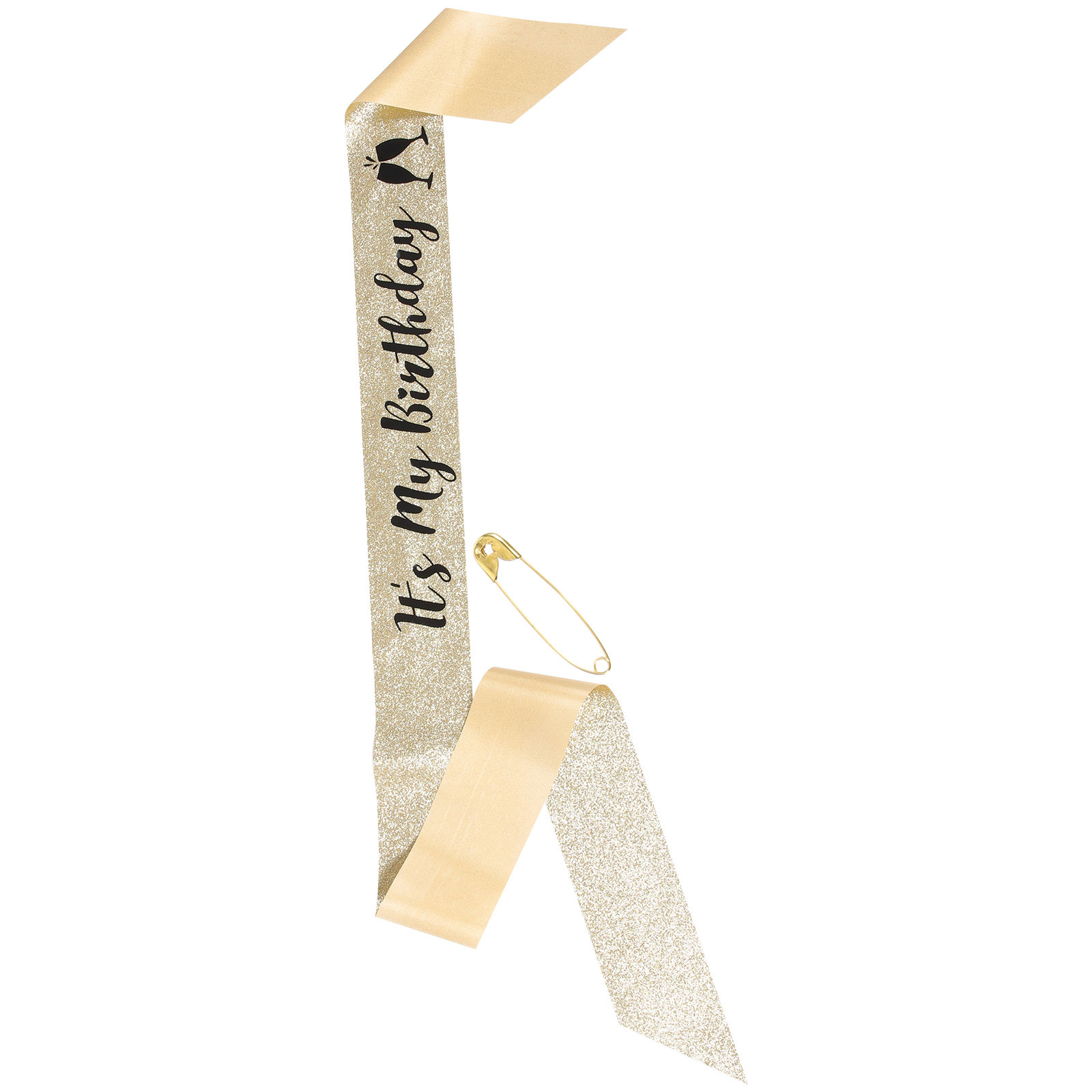 1 szt. Ozdobna opaska na ramię – Birthday Sash Glitter recenzja i cena