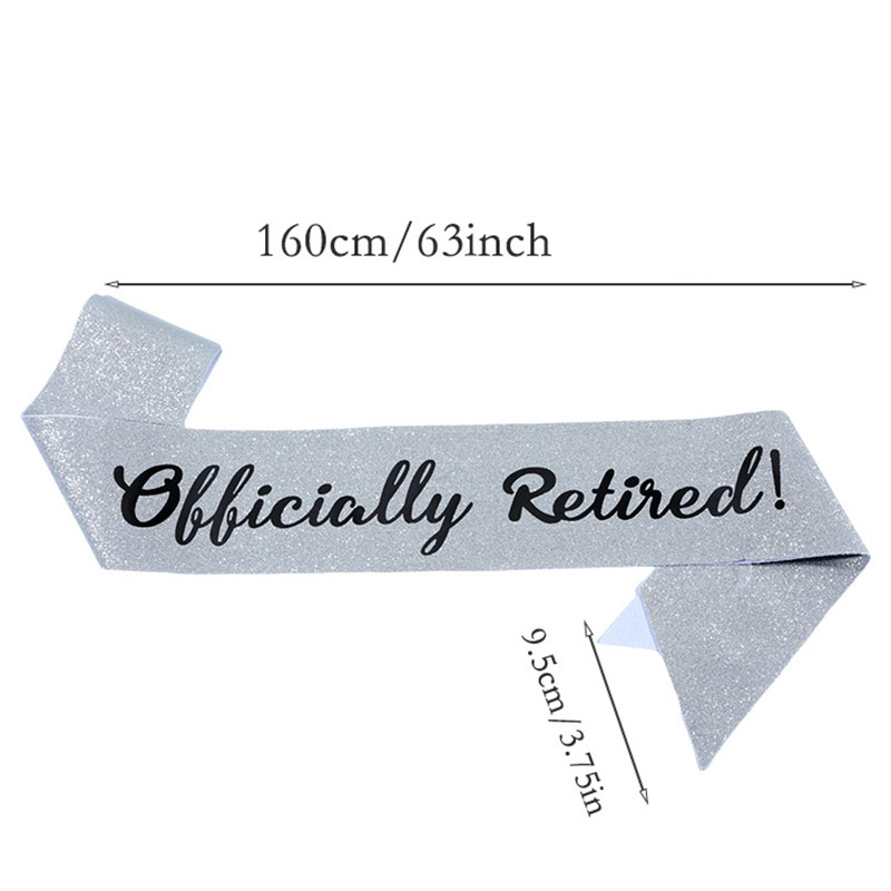 Oficjalnie emerytowana szarfa  – Birthday Sash Glitter recenzja i cena