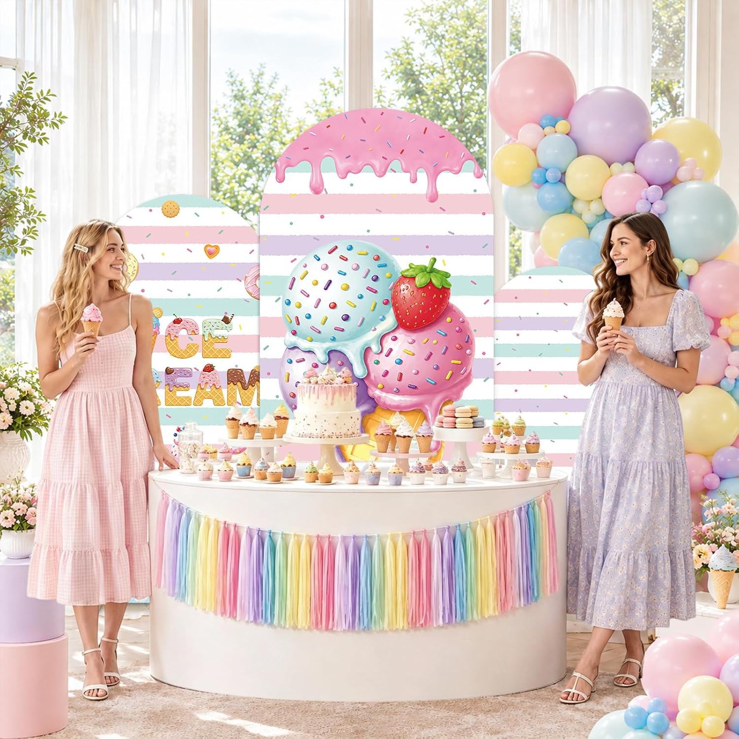 Personalizowany, dwustronny, w – Dessert Table Backdrop recenzja i cena