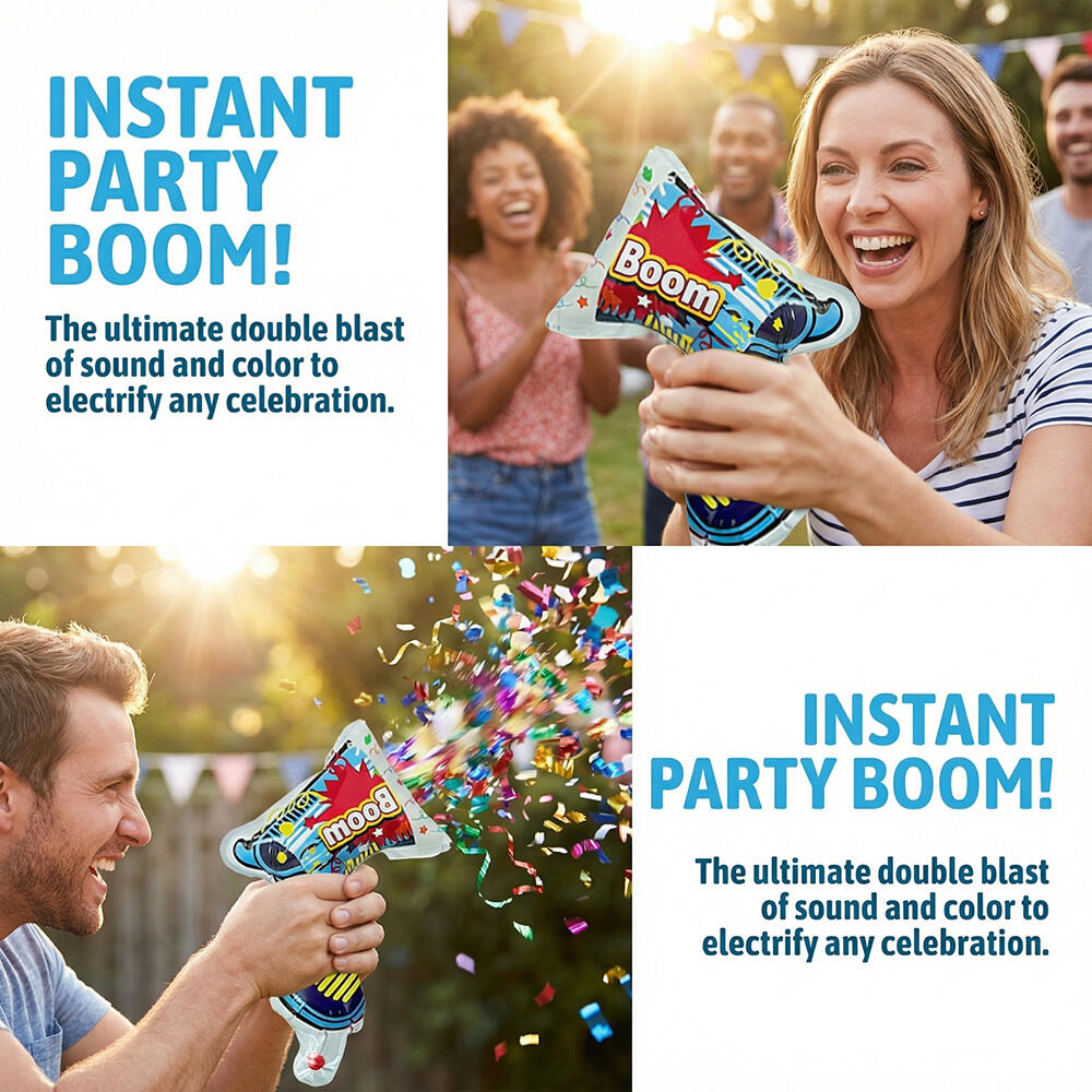 10 szt. Nadmuchiwane pistolety – Confetti Cannon Tube recenzja i cena