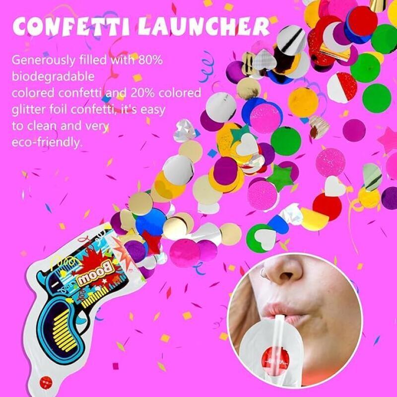 10 szt. Nadmuchiwanych konfett – Confetti Cannon Tube recenzja i cena